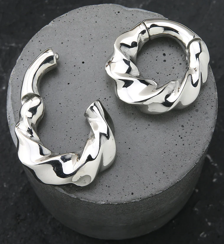 Twirl Hinged Ear Weights - Image 2
