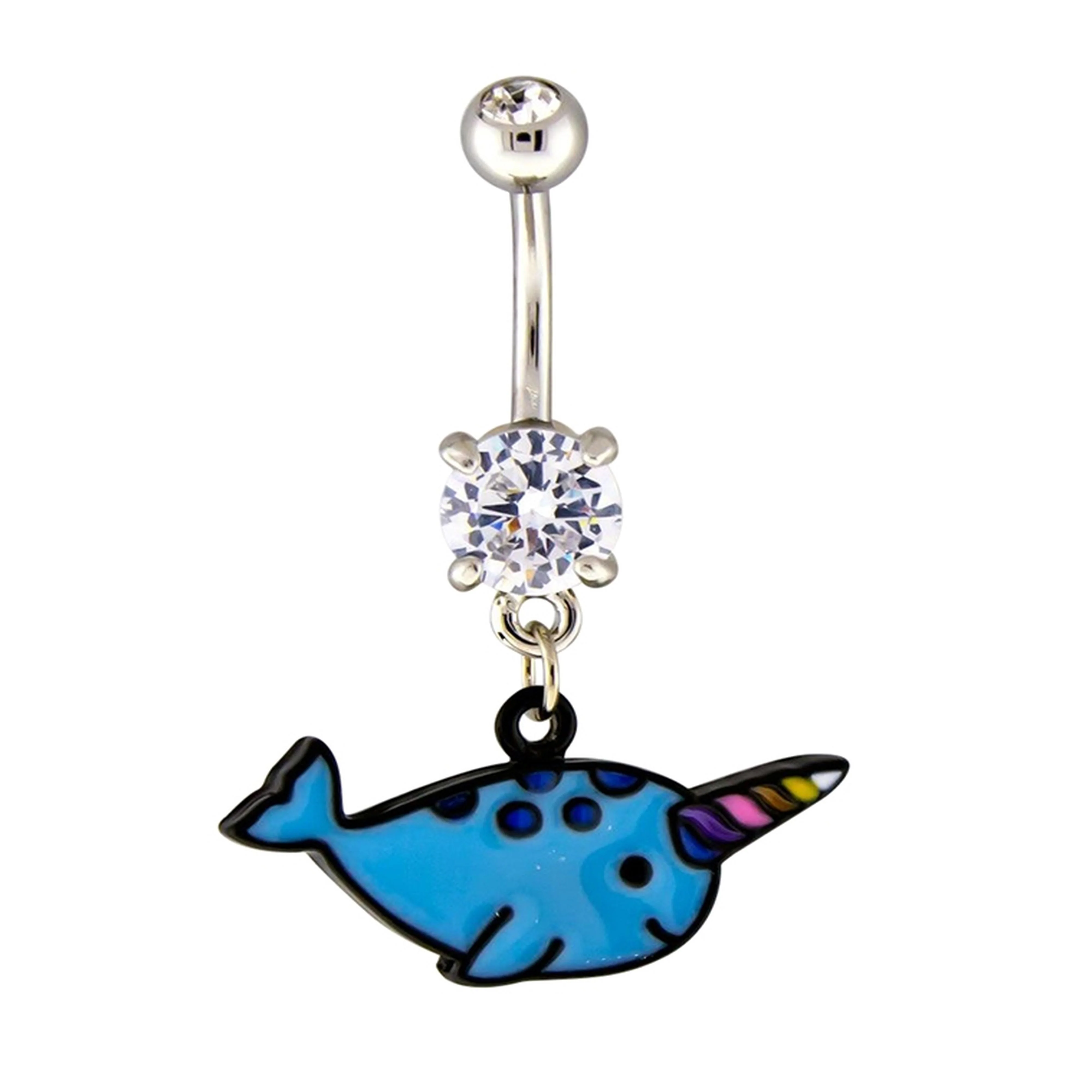 Unicorn of The Sea Belly Button Ring