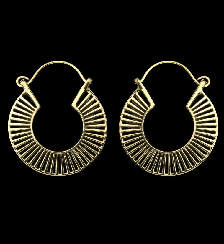 Vane Brass Hangers / Earrings