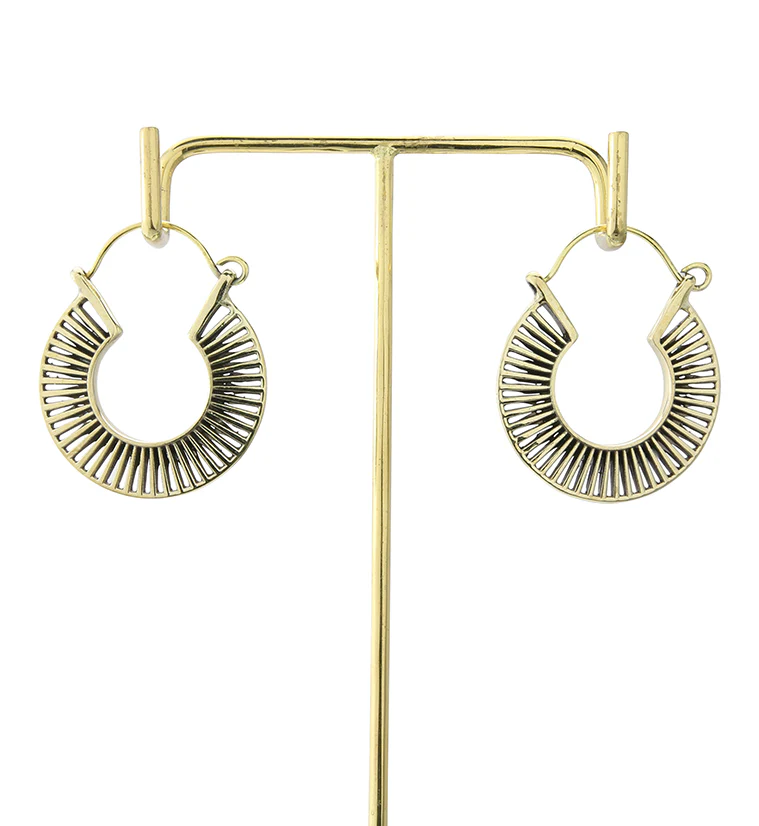 Vane Brass Hangers / Earrings - Image 3