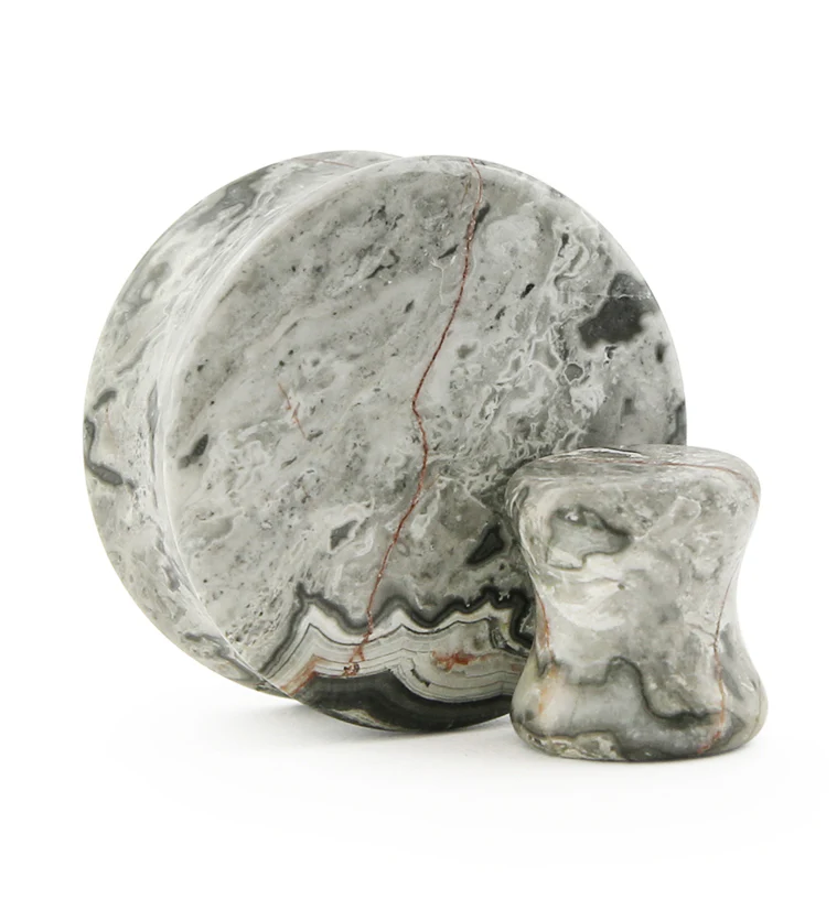 Wave Jasper Stone Plugs - Image 5