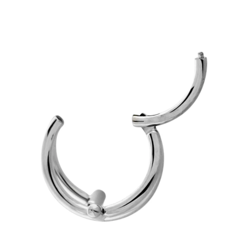 Whirl Bar Titanium Hinged Segment Ring - Image 2