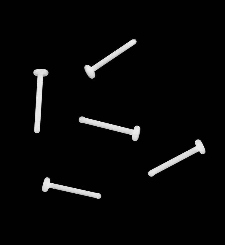 White Glass Nosebone