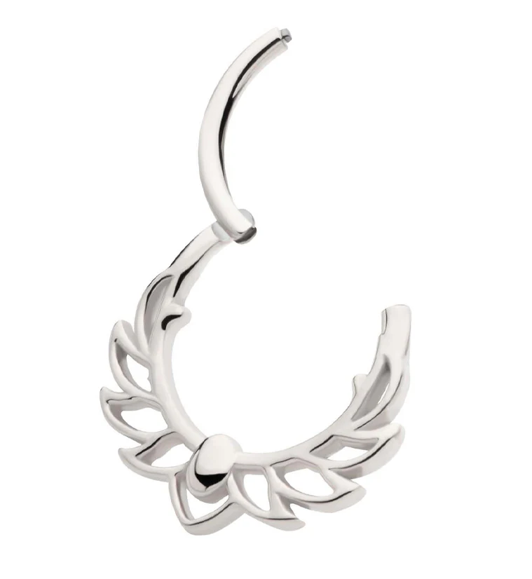 Wingspan Stainless Steel Hinged Segment Ring - Image 3