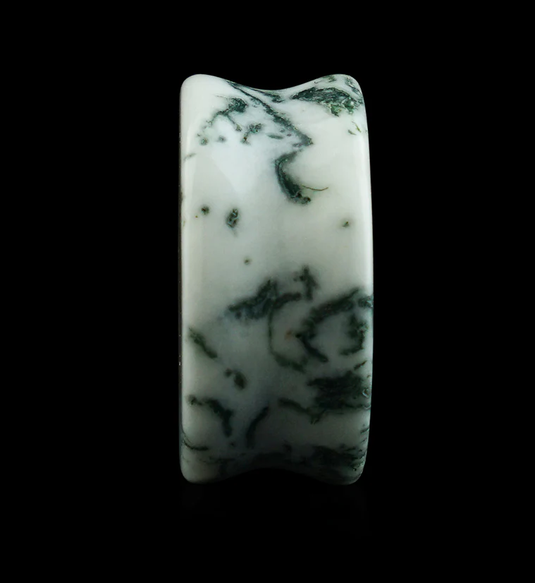 Winter Moss Agate Stone Plugs - Image 5