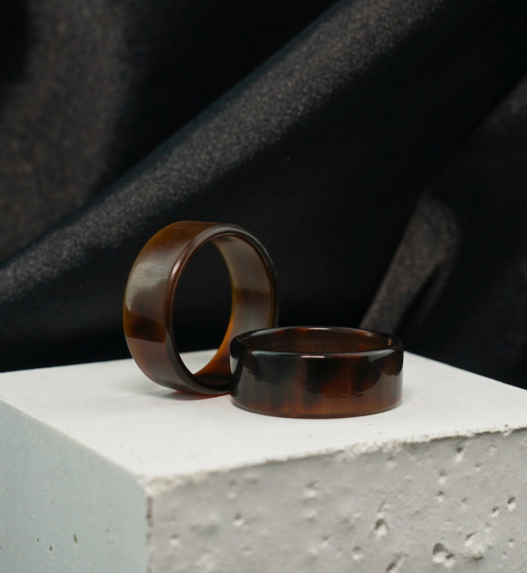 Women's Flat Horn Ring - Image 2