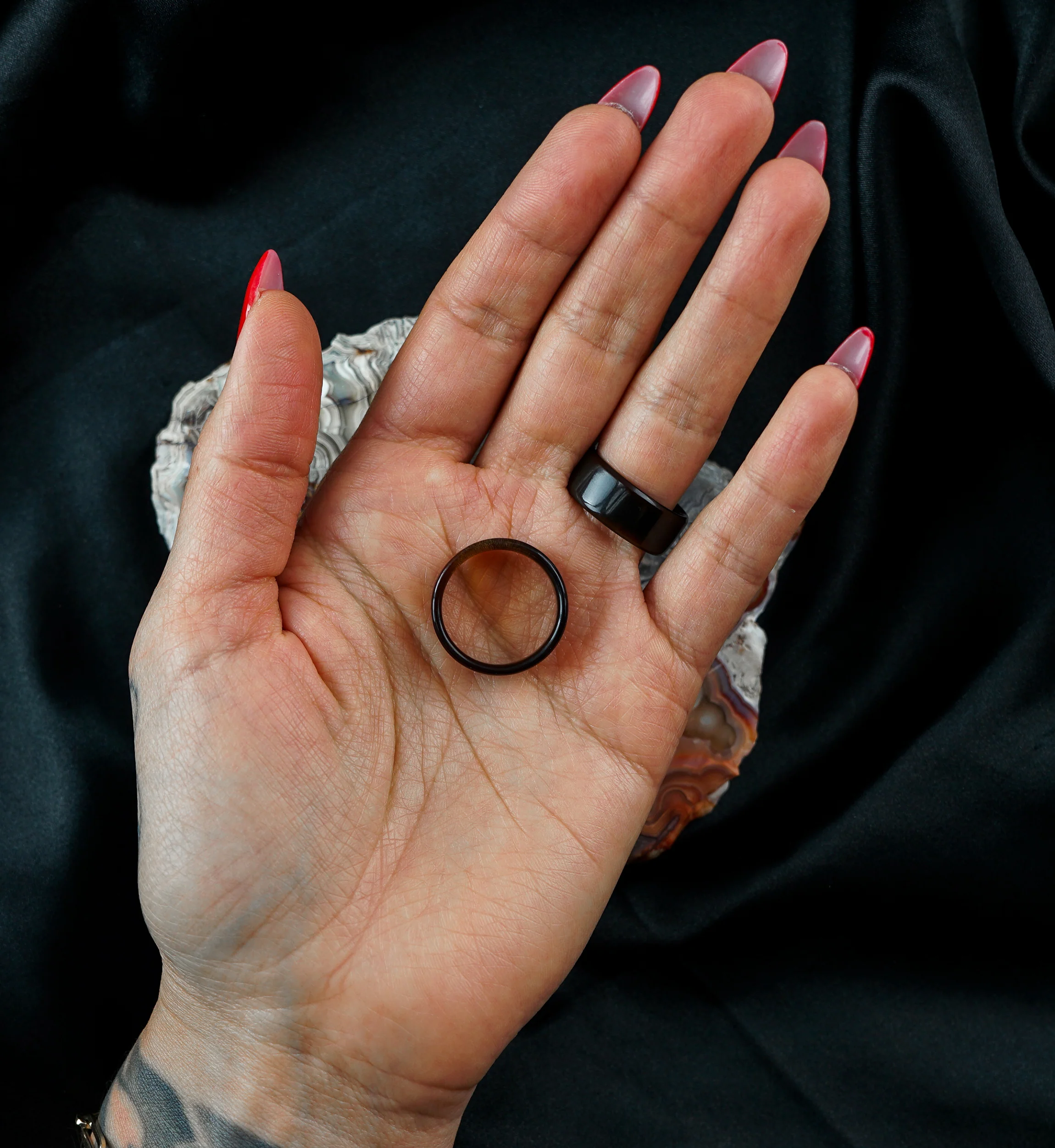 Women's Flat Horn Ring - Image 3