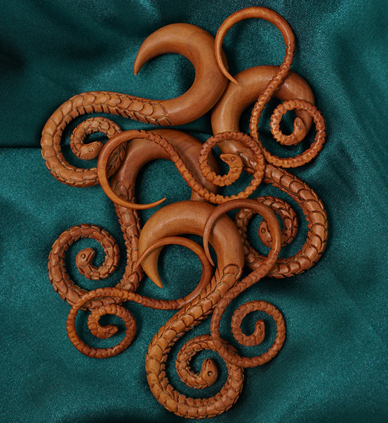 Wooden Snake Spiral Hangers - Image 3