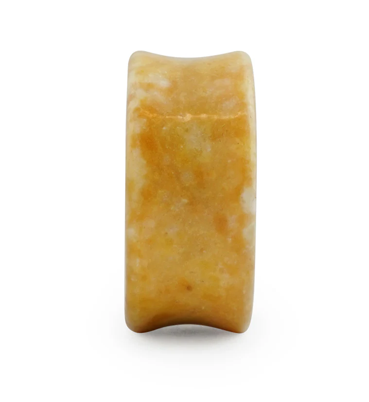 Yellow Burmese Stone Plugs - Image 4