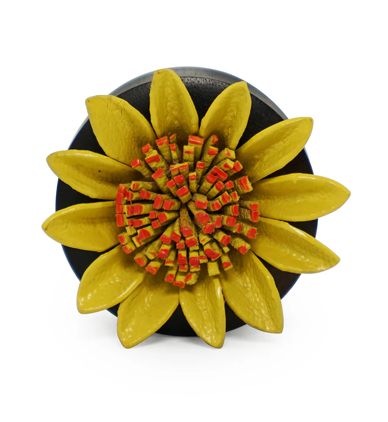 Yellow Sunflower Sono Wood Plugs - Image 2
