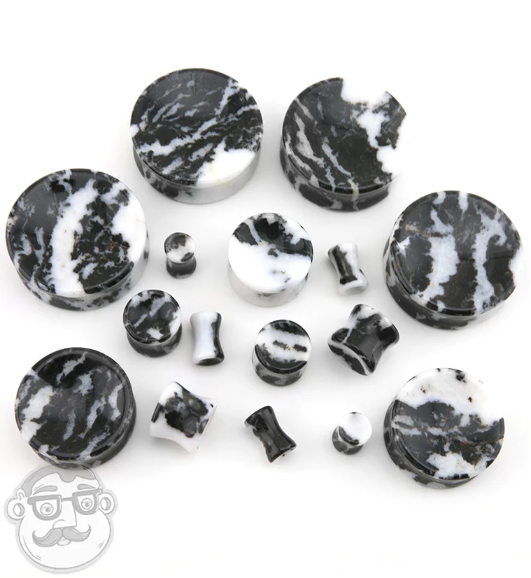 Zebra Jasper Stone Plugs - Image 6