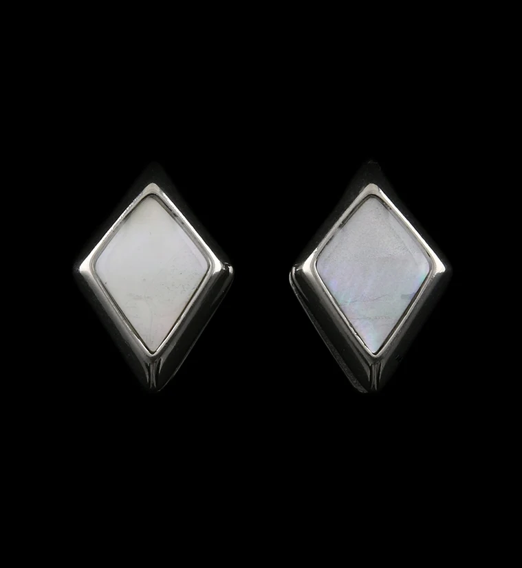 Zircon Mother of Pearl Ear Weights - Image 2